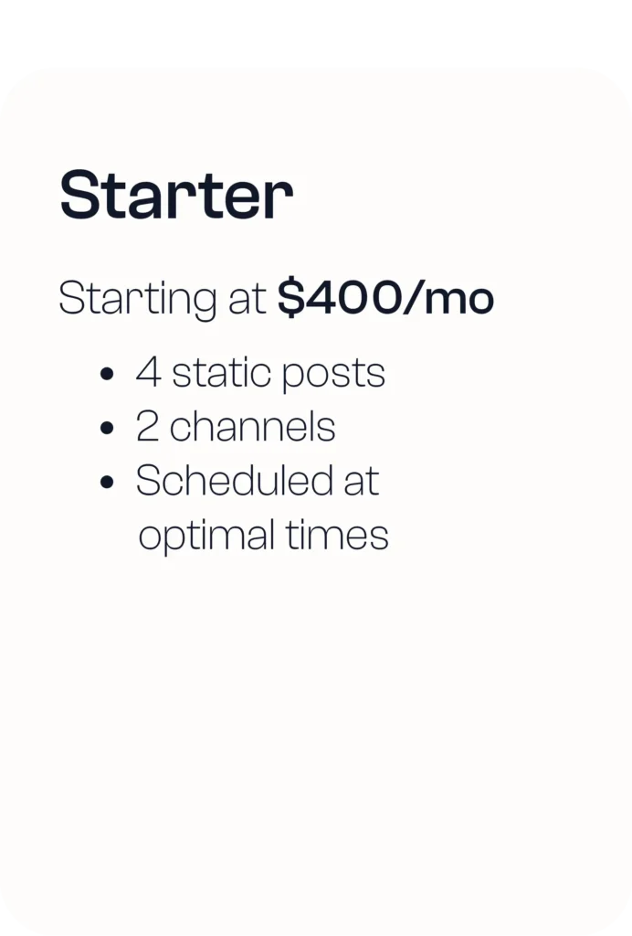 Starter Plan